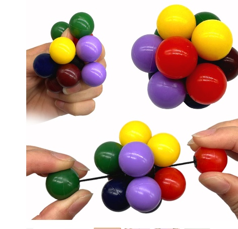 新款解压球百变串珠新奇特儿童创意魔力球原子球减压玩具 