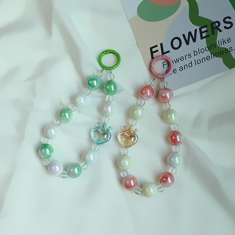 Korean Wave acrylic bead pendants in 4 colors Specification image
