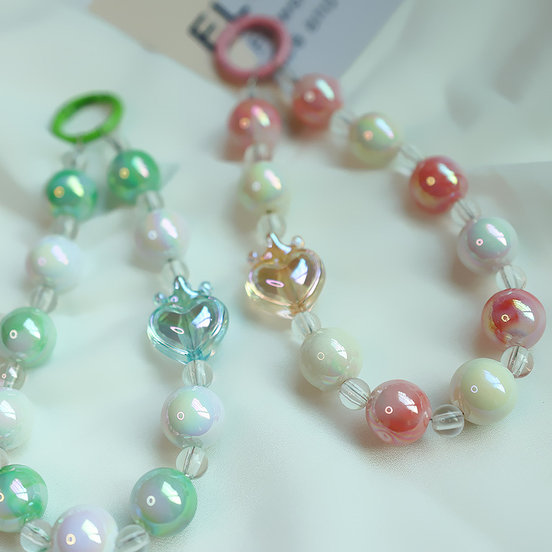 Korean Wave acrylic bead pendants in 4 colors details Picture