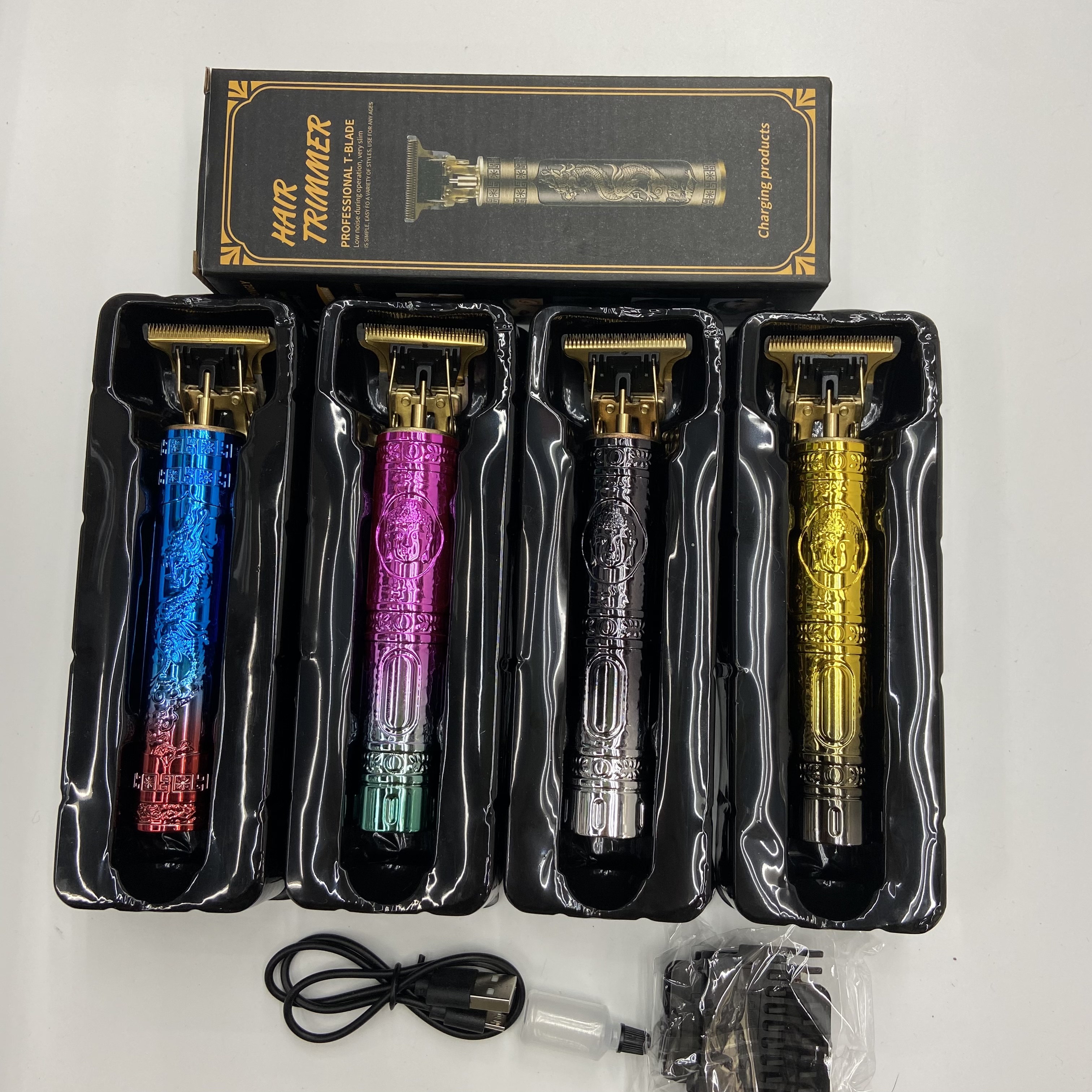 剪发器美发电推子电动理发器电推剪油头雕刻剃头刀光头理发器