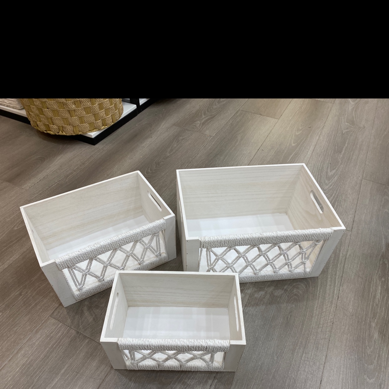 木盒/收纳筐/木制细节图