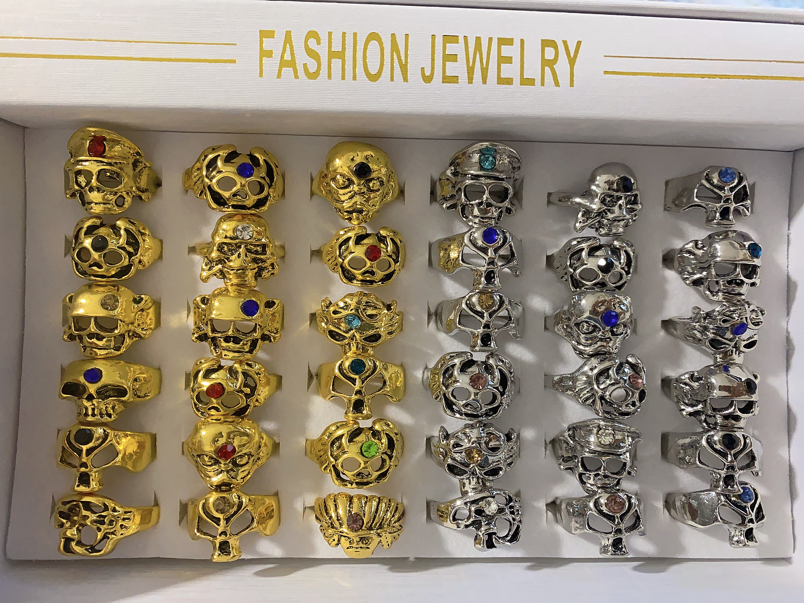 欧美嘻哈骷髅头戒指百蒂饰品-01
