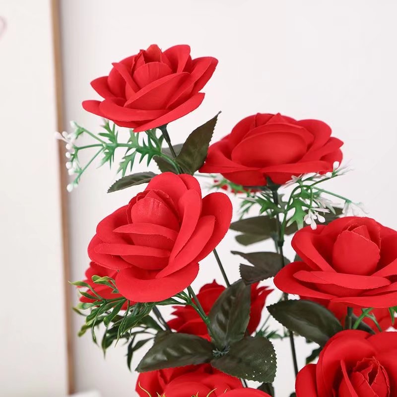 仿真花/仿真玫瑰花/仿真花玫瑰花产品图