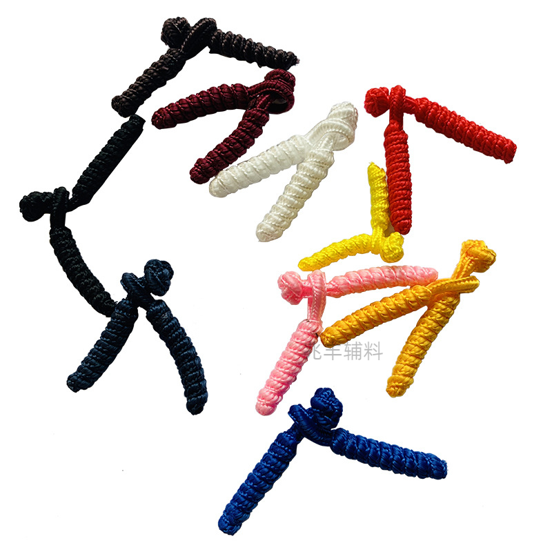 Manufacturers Wholesale Caterpillar Plate Buckle Ethnic Style Chinese Cheongsam Button Tang Dress Children's Clothing Children Buttons Application Scenario