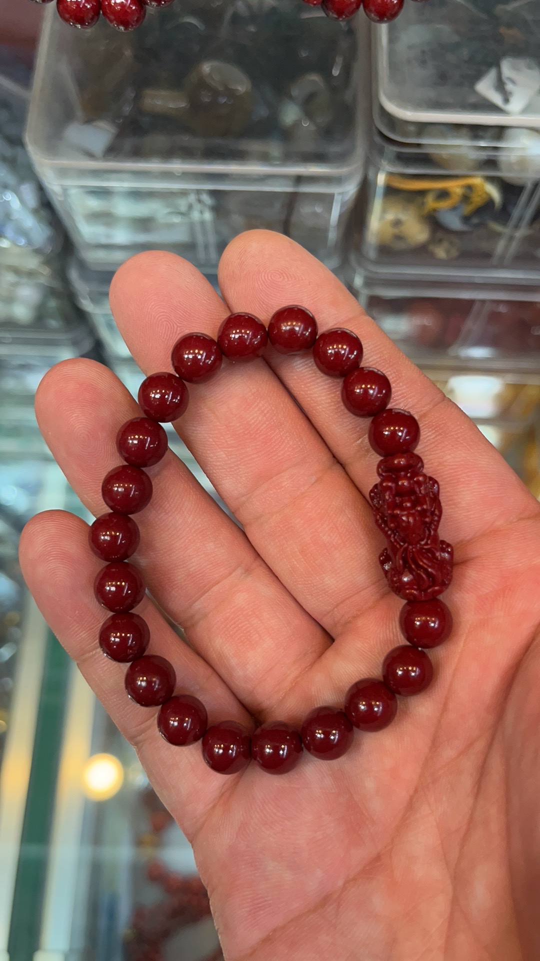 Cinnabar bracelet Specification image