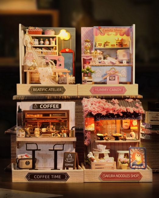 For fifteen years, we have been the general agent for DIY wooden jigsaw puzzles with lights, QT-47 Smart Fun House brand. Our store is engaged in DIY jigsaw puzzles, 3D jigsaw puzzles, flat jigsaw puzzles, metal jigsaw puzzles, etc. The prices can be mixed Item Picture
