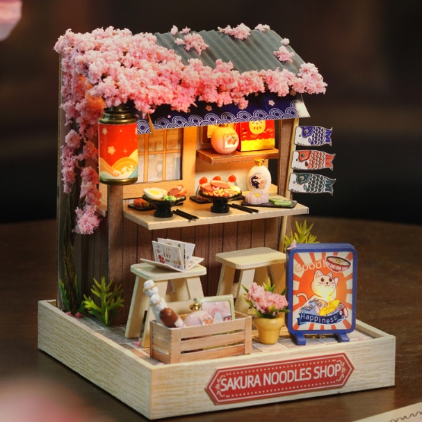 For fifteen years, we have been the general agent of QT-041 Sakura Noodle House. Our store mainly sells DIY puzzles, 3D puzzles, flat puzzles, metal puzzles, etc