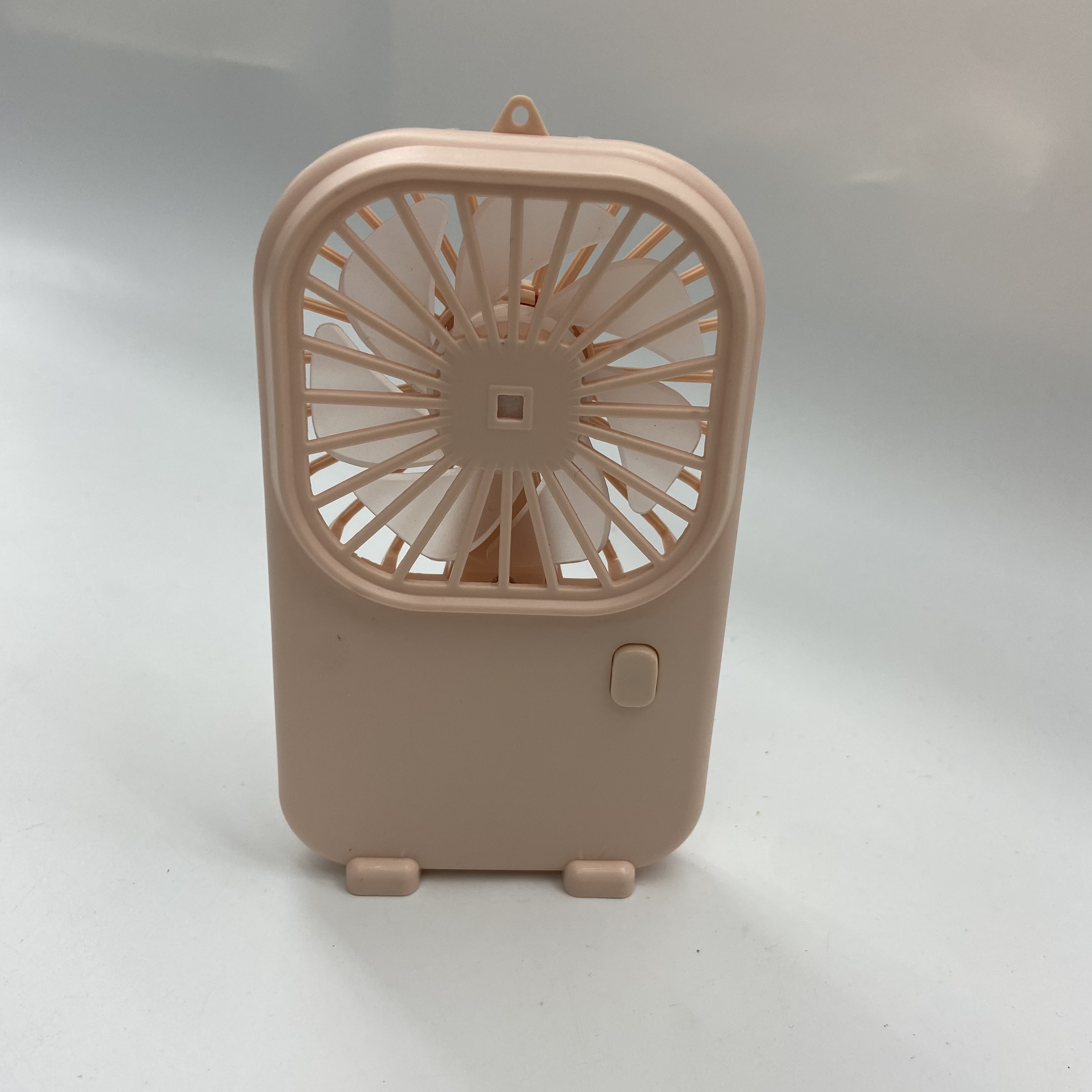 Small fan handheld usb charging mini desktop portable cartoon backpack electric fan back Item Picture