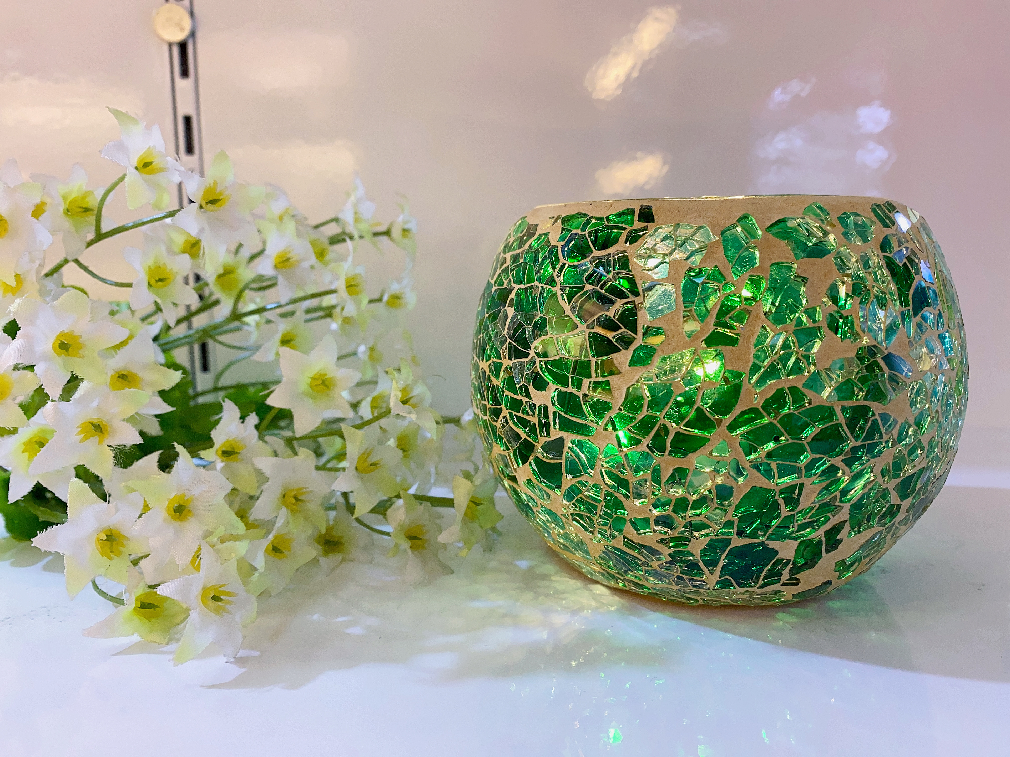 蜡台/玻璃蜡台/马赛克蜡台细节图