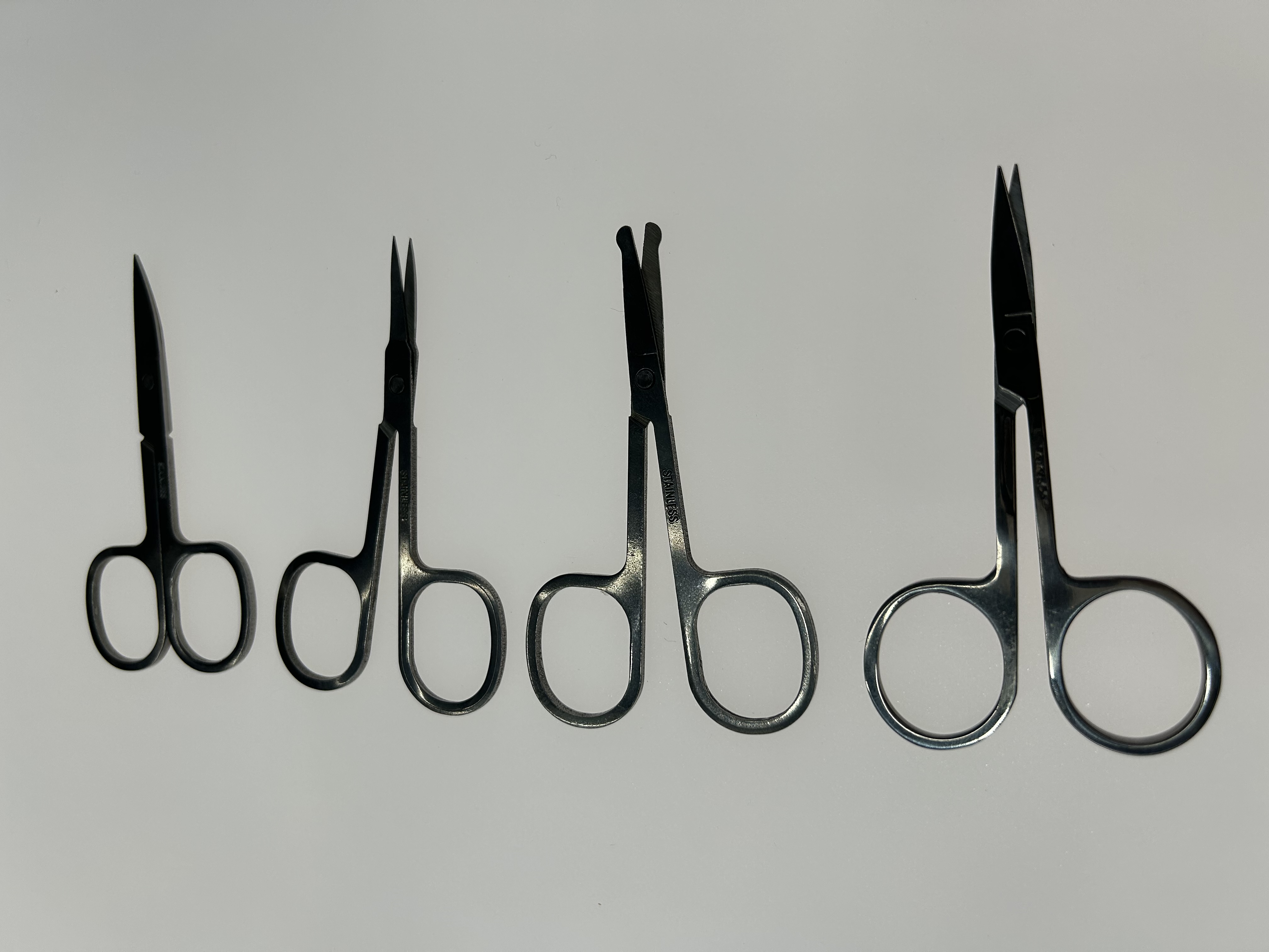 尖头不锈钢眉毛剪美容剪