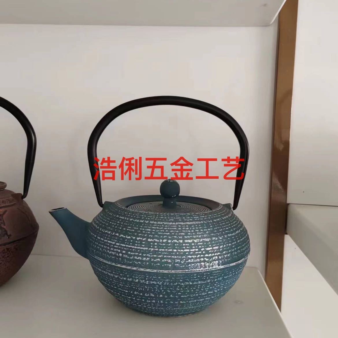 铸铁茶壶/铸铁壶垫/生铁杯细节图