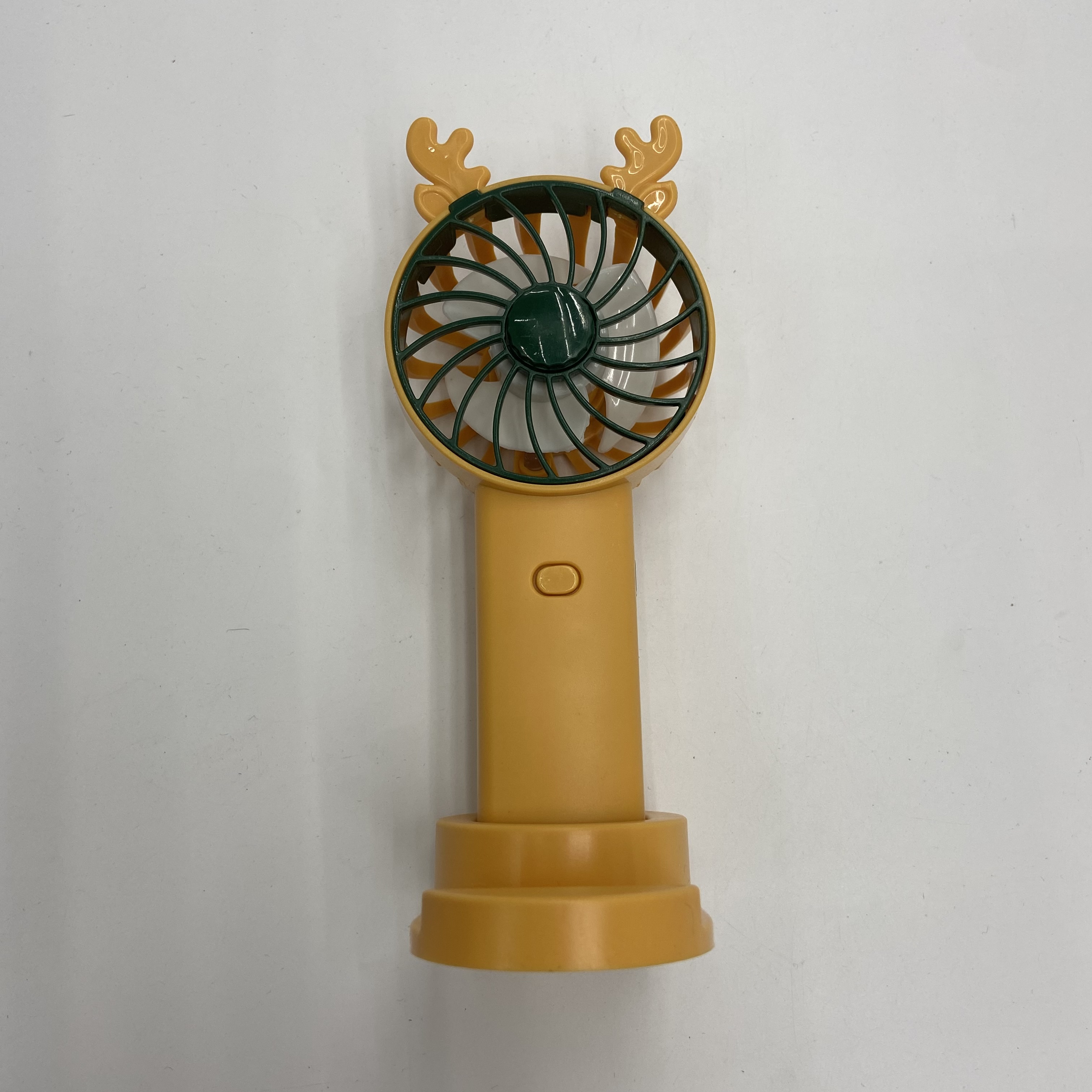 Small fan handheld usb charging mini desktop portable cartoon electric fan Item Picture