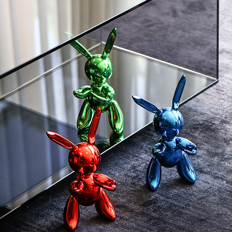 Maple Leaf Home's popular plush rabbit living room, entrance hall, wine cabinet, TV cabinet, decorative items, light luxury and high-end office home soft furnishings