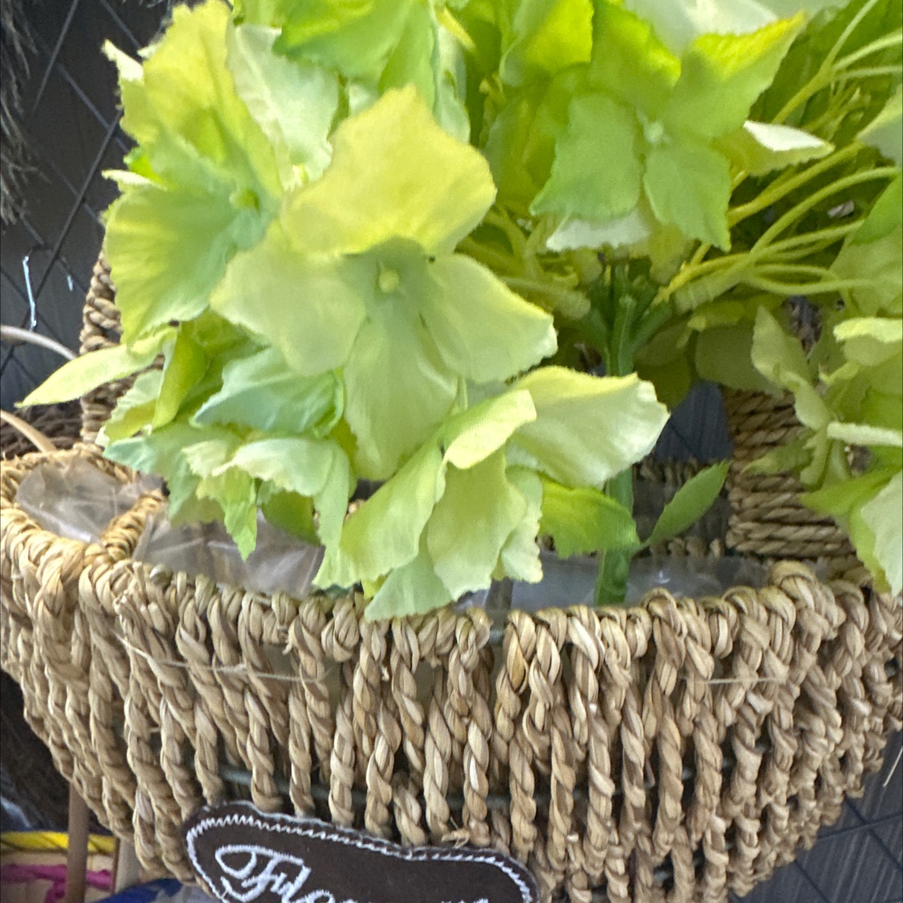 Two wall hangers made of horticultural woven straw Specification image