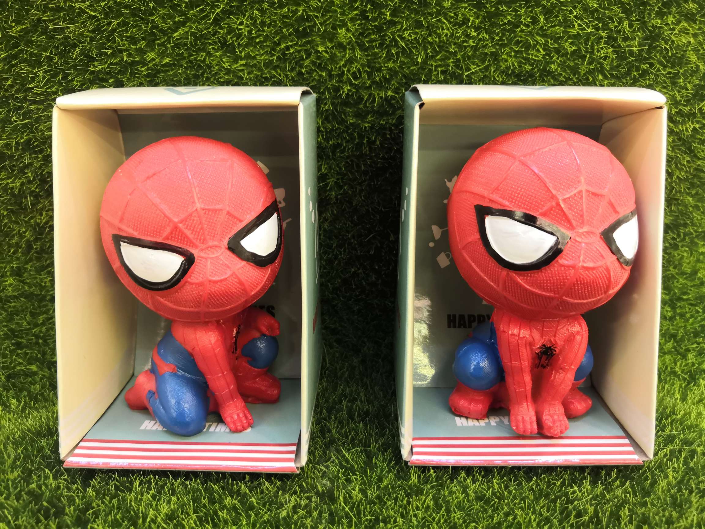 Spider-man figurine ornaments fully display the heroic spirit. Creative Children's Day gifts Application Scenario