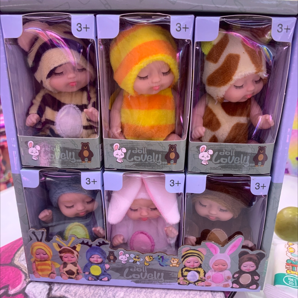Cute Dolls Come In Sets Of 6