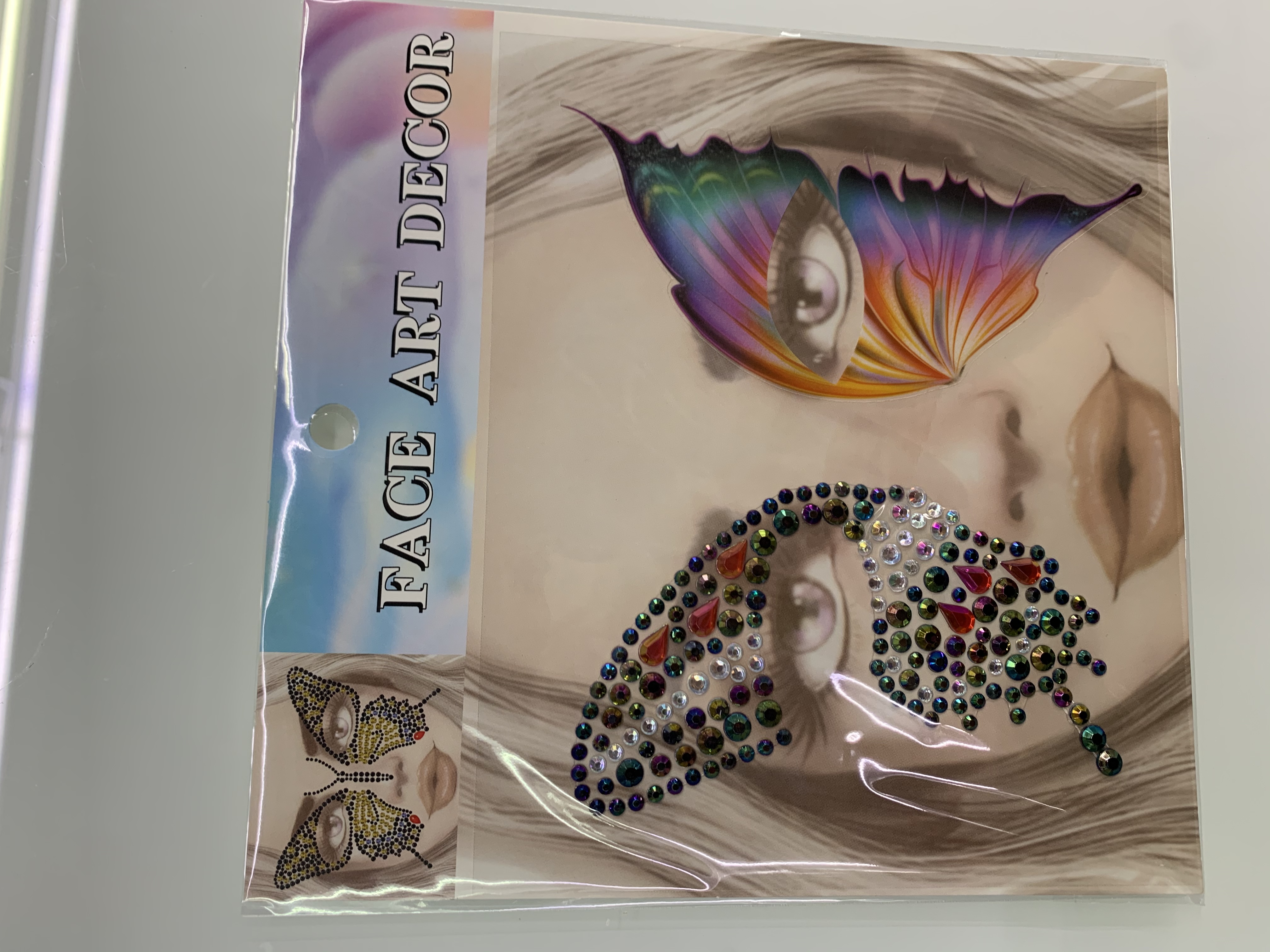 Half Face Sticker Item Picture