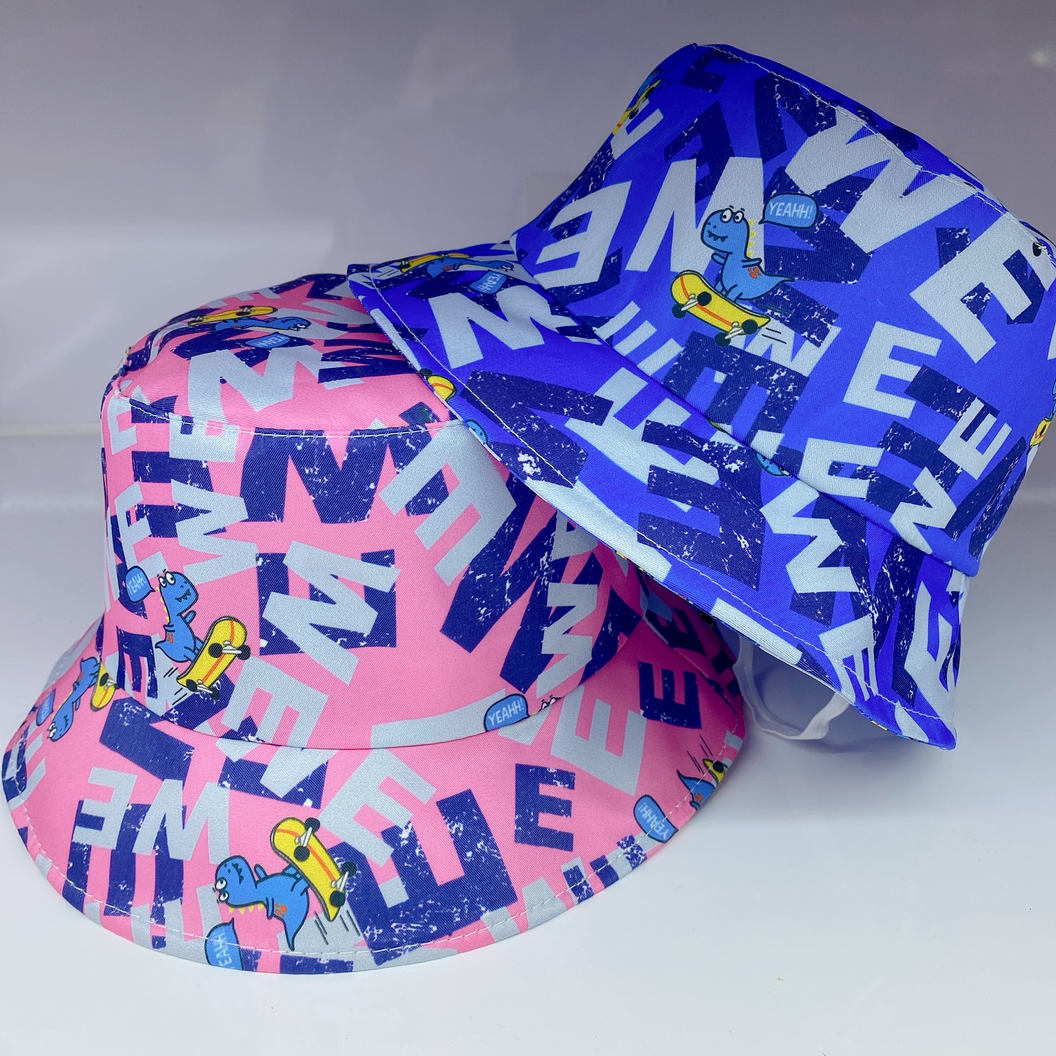 Children's Fisherman Hat Printed Children's Hat Baby Sunshade Foreign Trade Explosive Boys And Girls Sunscreen Hat Spring And Summer New