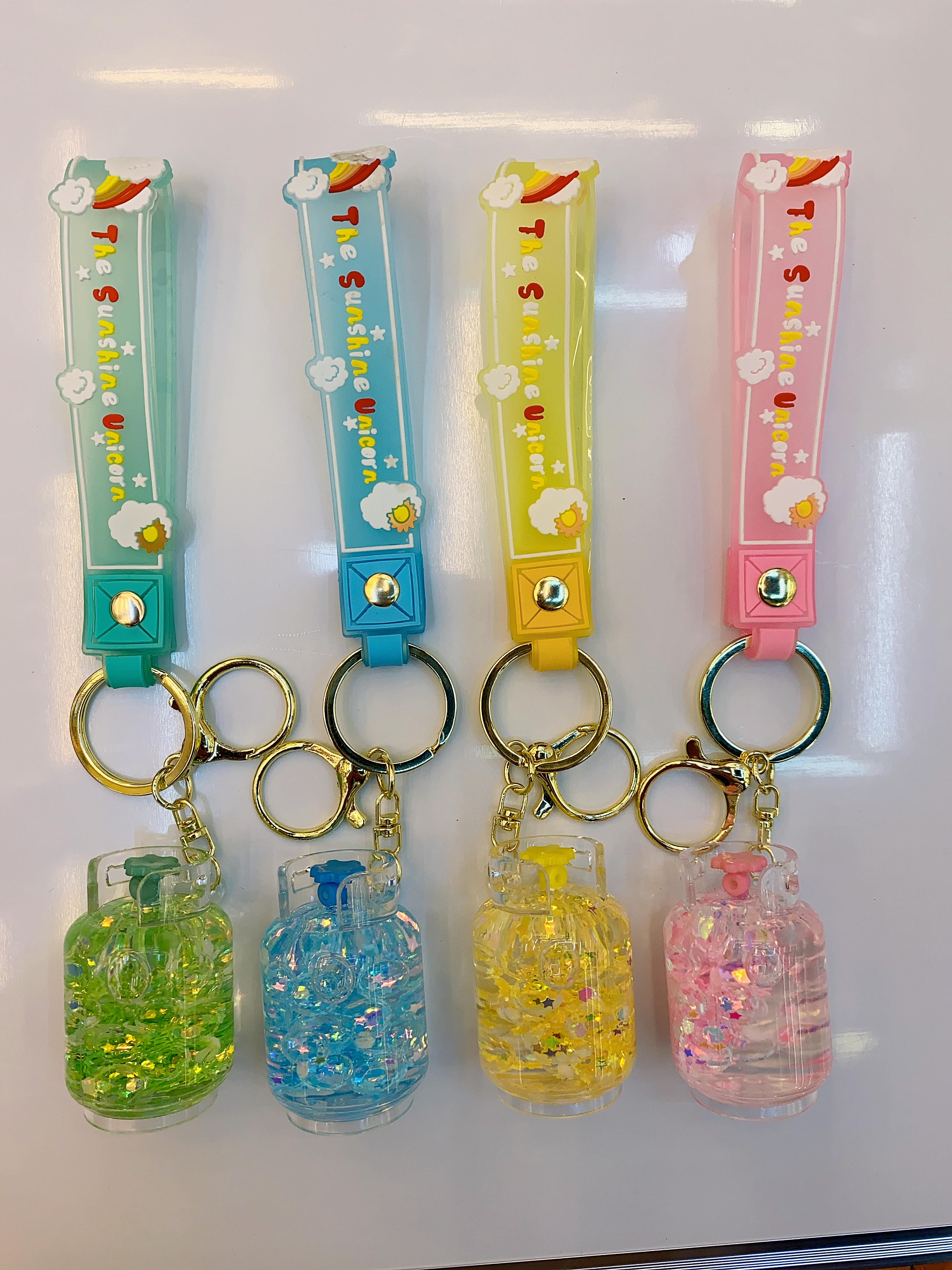 Gas tank liquid into oil key chain delicate bag pendant girl gift thumbnail