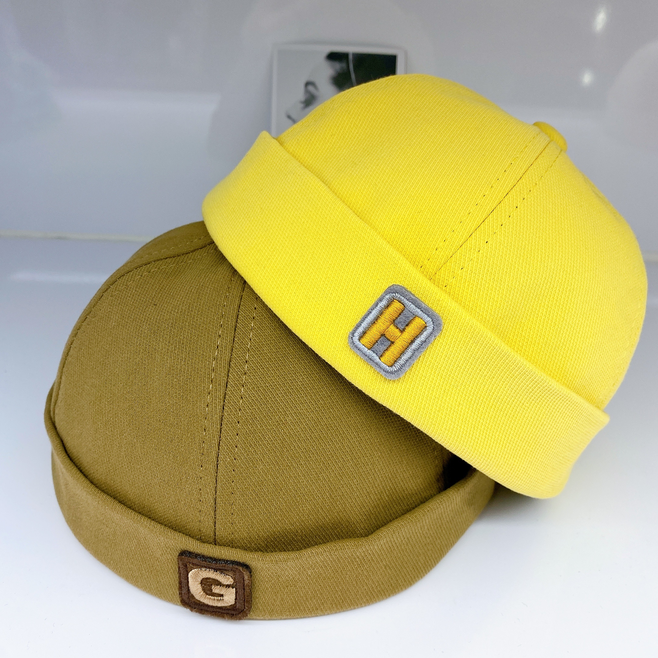 Baby Hat Spring And Autumn Boy Baby Landlord Hat Boy Melon Skin Hat Girl Yuppie Children's Cap Four Seasons Children's Hat full figure