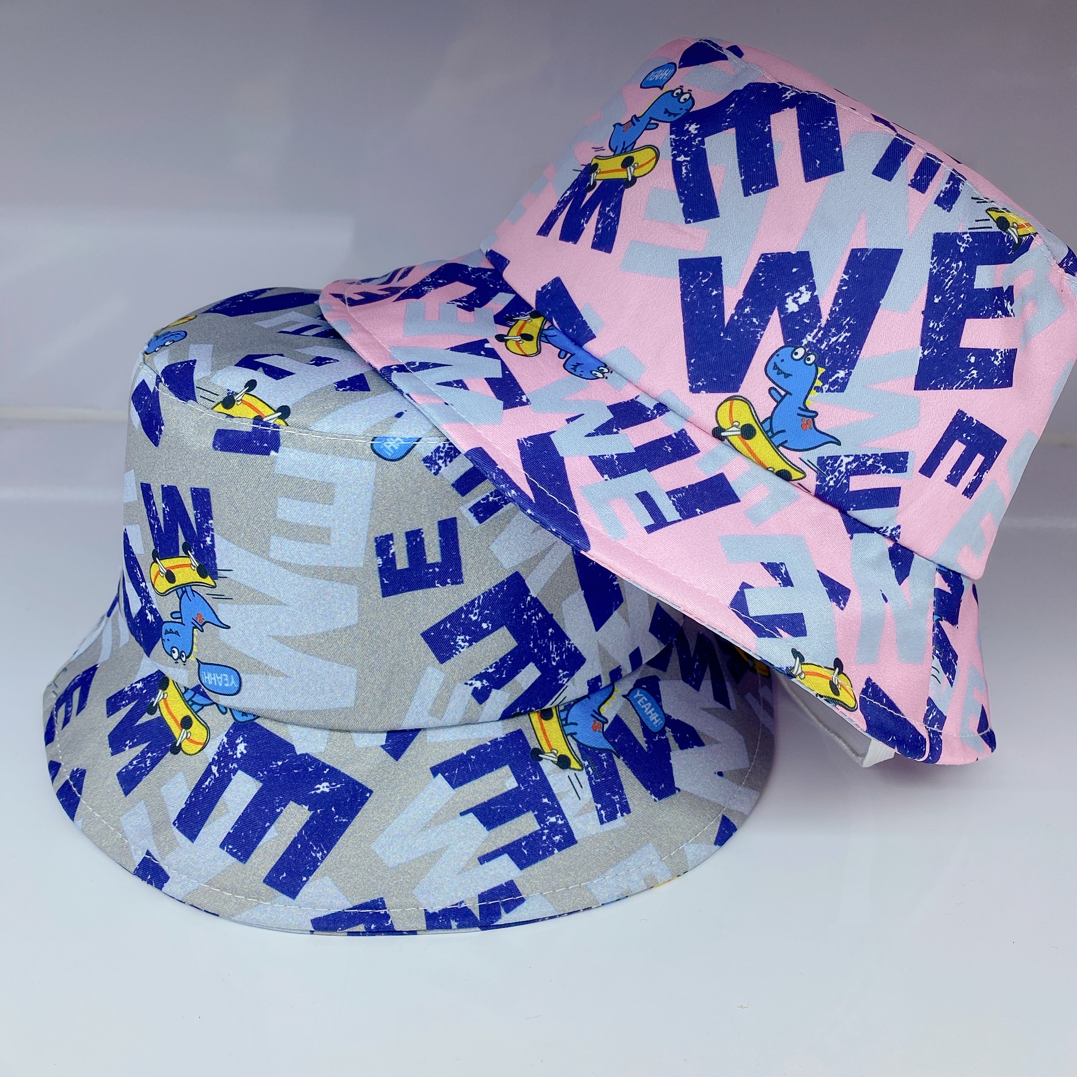 Children's Fisherman Hat Printed Children's Hat Baby Sunshade Foreign Trade Explosive Boys And Girls Sunscreen Hat Spring And Summer New details Picture