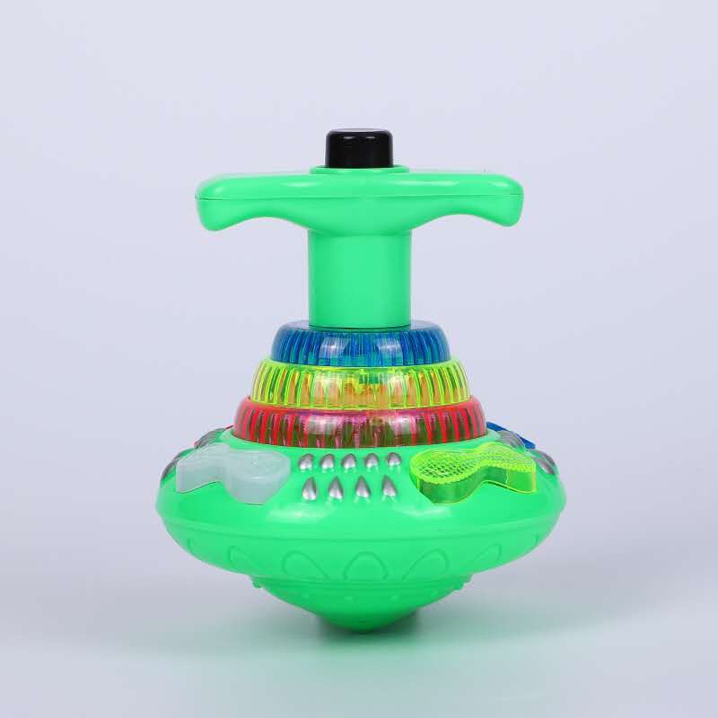 Children's toy gyroscope, light green bow luminous gyroscope, new and unique toy Application Scenario
