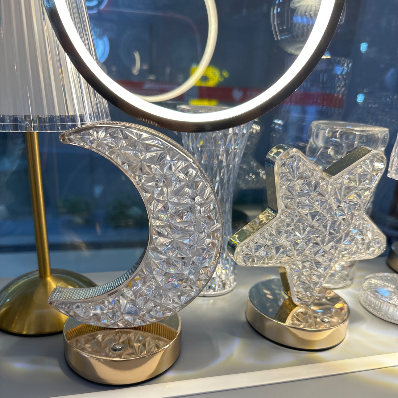 Romantic Moon light Star nightlight Bedroom bedside lamp ins decorative lamp Charging camping bar atmosphere light Application Scenario