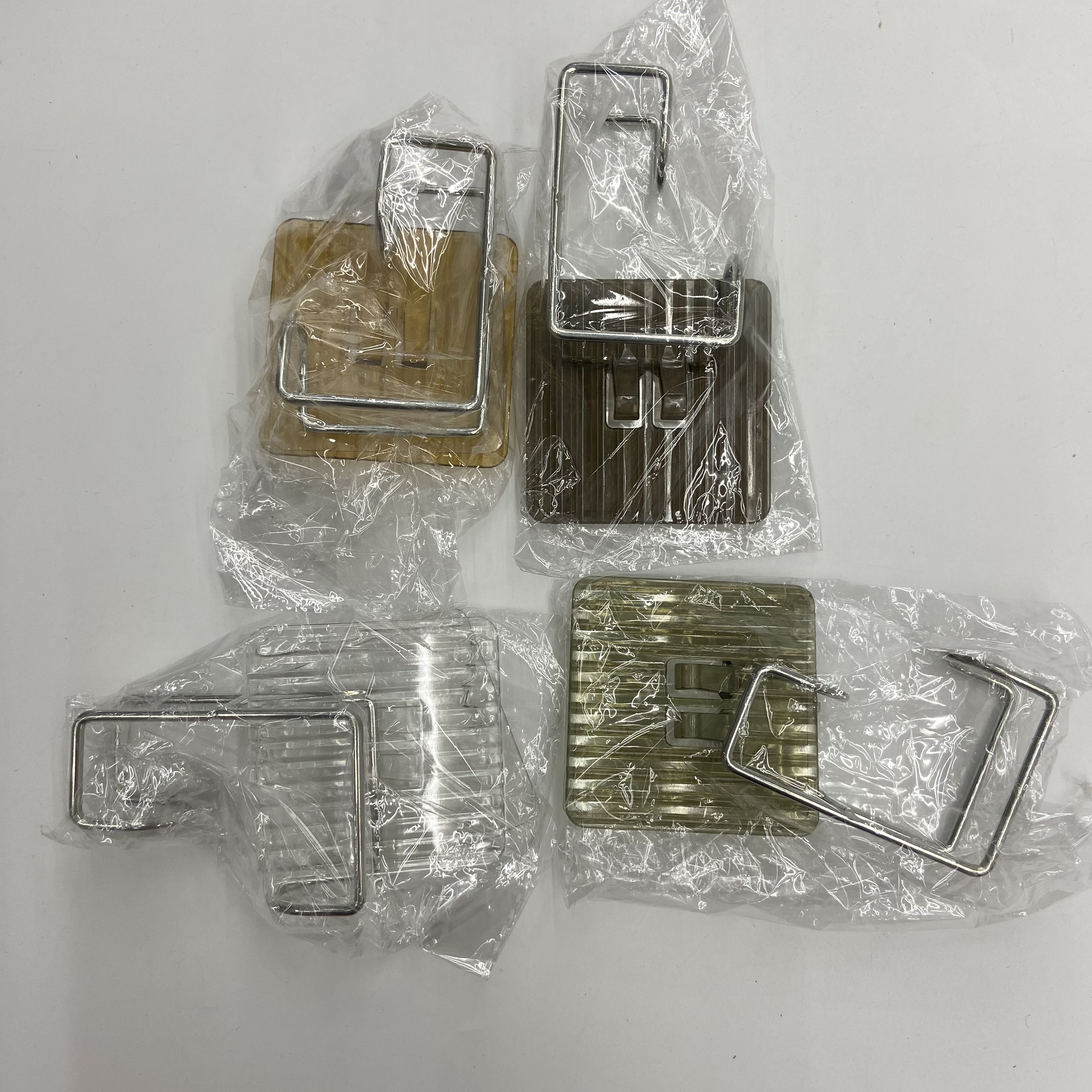 Non-perforated acrylic washbasin stand, multi-functional bathroom storage rack, bathroom washbasin hook Specification image