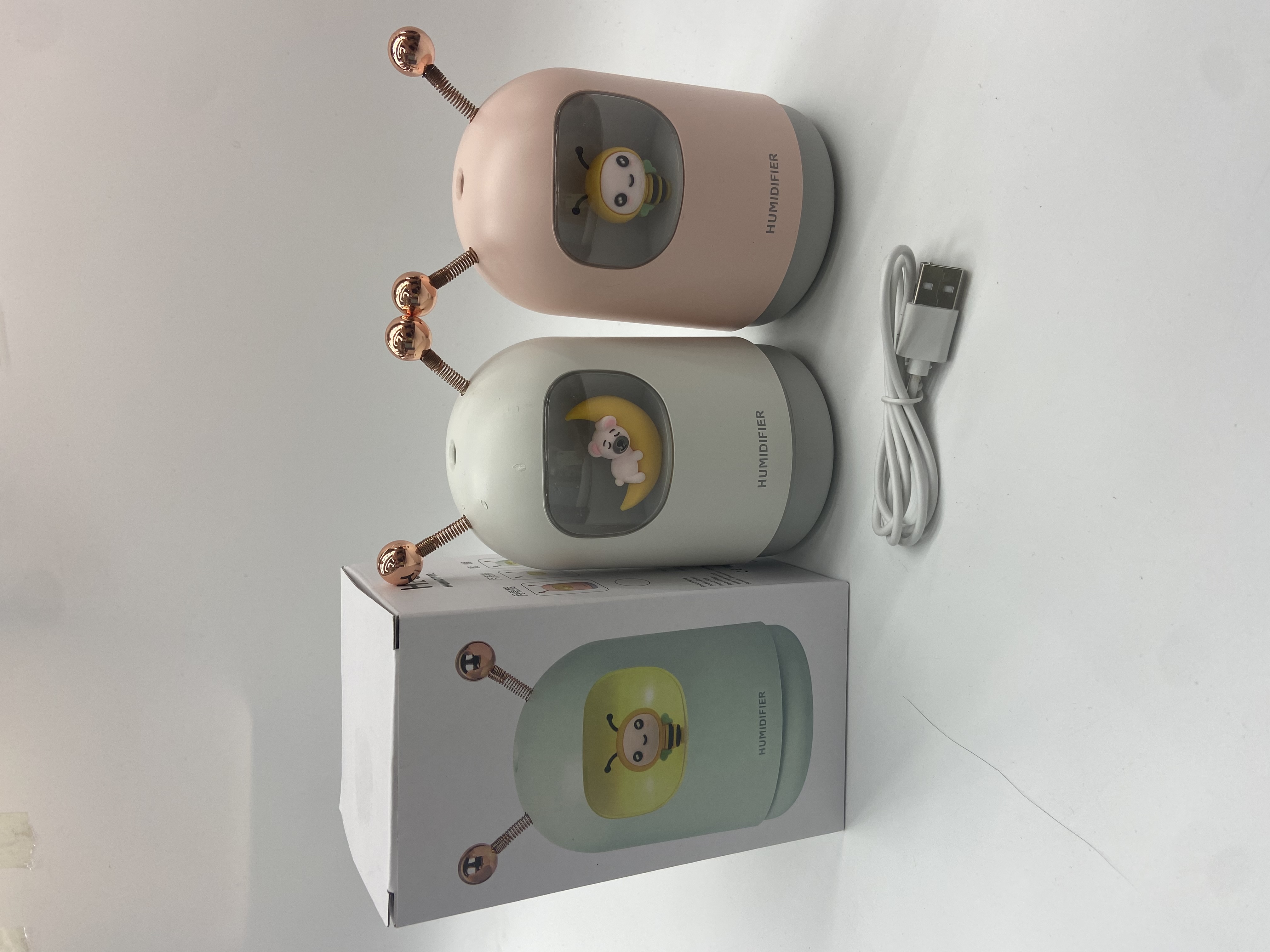 Moe crush humidificador cantidad de niebla USB mini coche purificador de aire hogar pequeño hidratación creativo humidificador