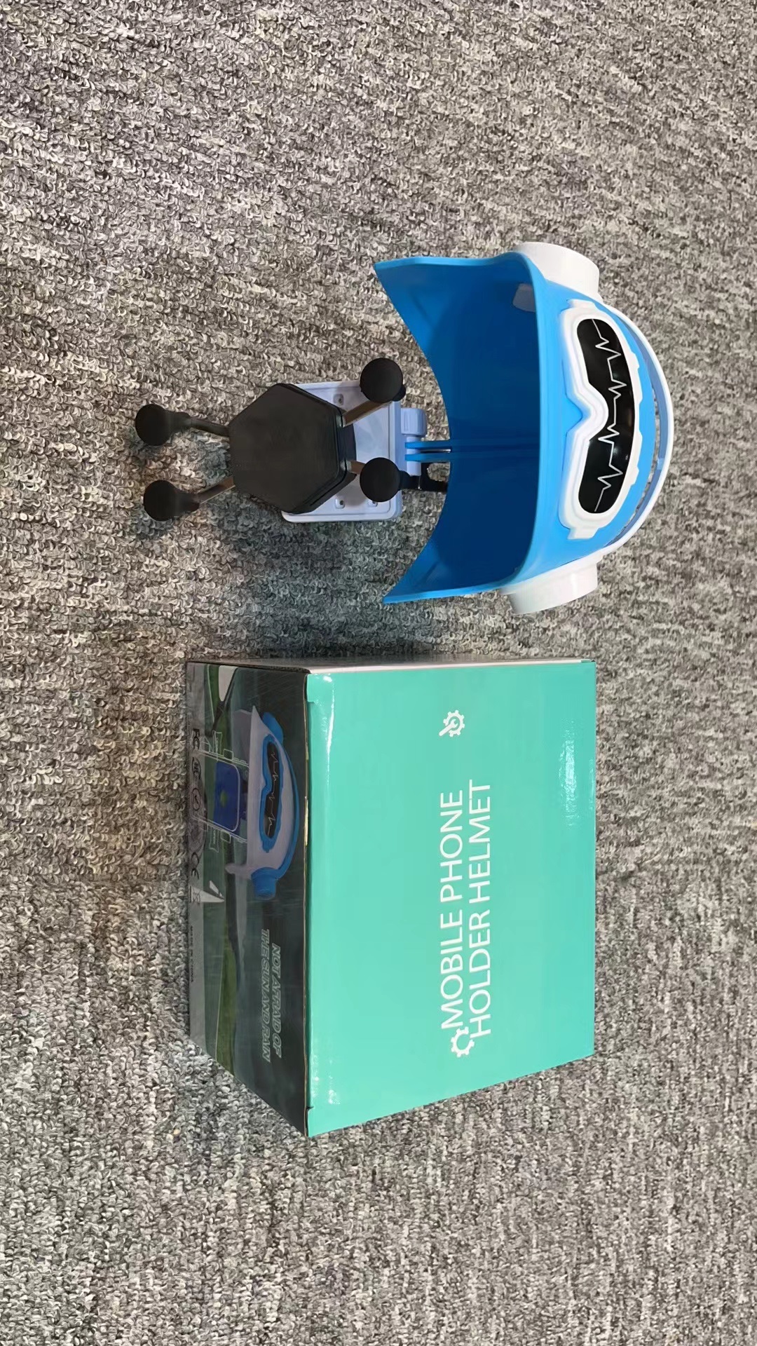 Small helmet motorcycle stand, small helmet bicycle stand, small helmet motorcycle stand, sunshade and rain protection Specification image