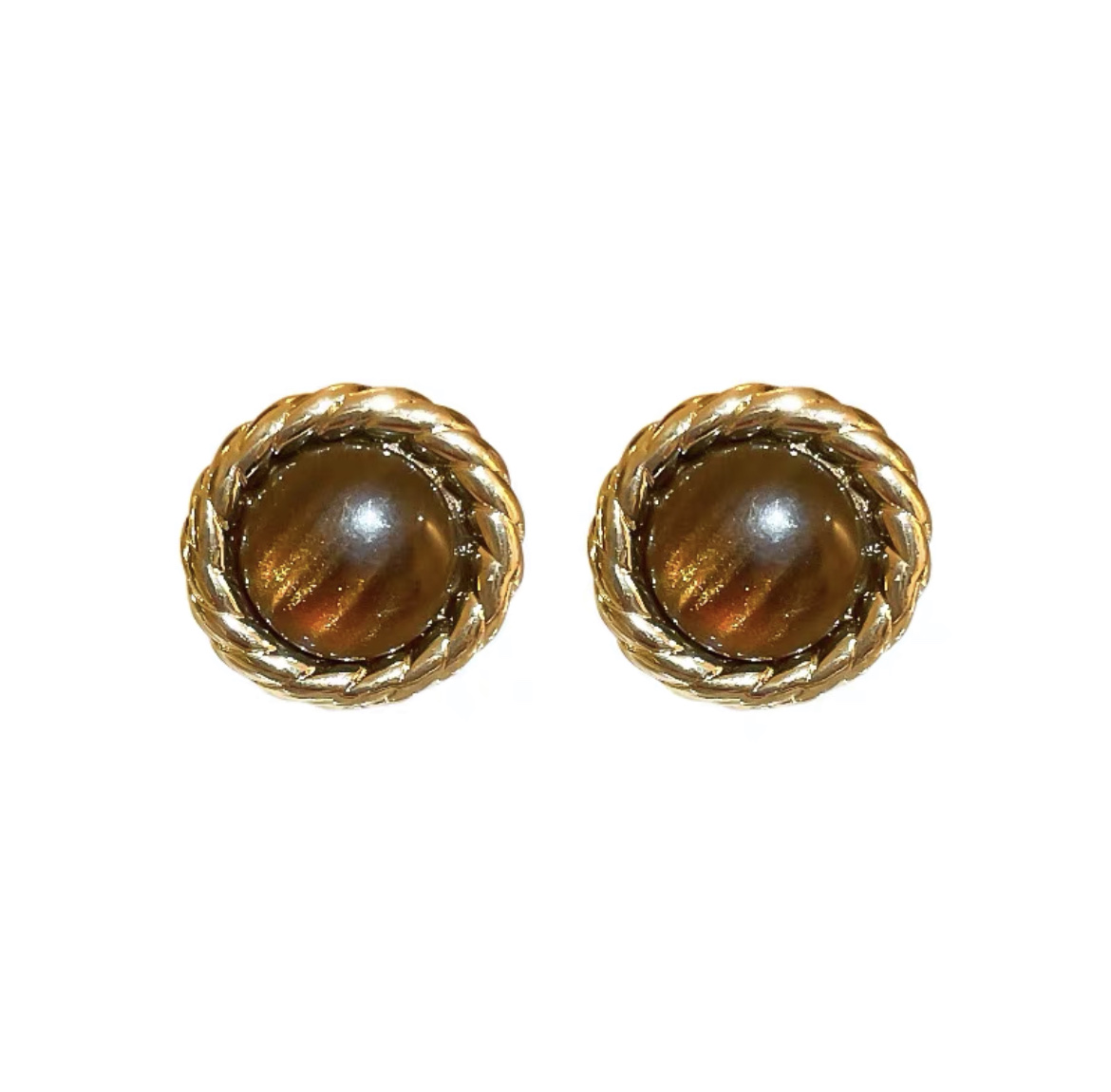 Korean Circle Retro Niche Design Advanced Light Luxury Delicate Earrings Fate Season Item Picture