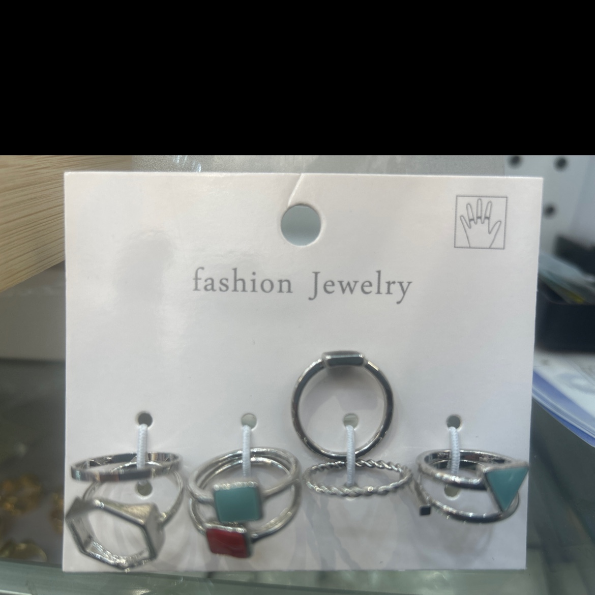 ins潮套装戒指女复古小众个性滴油多件套指环戒冷淡风高级感手饰品批发