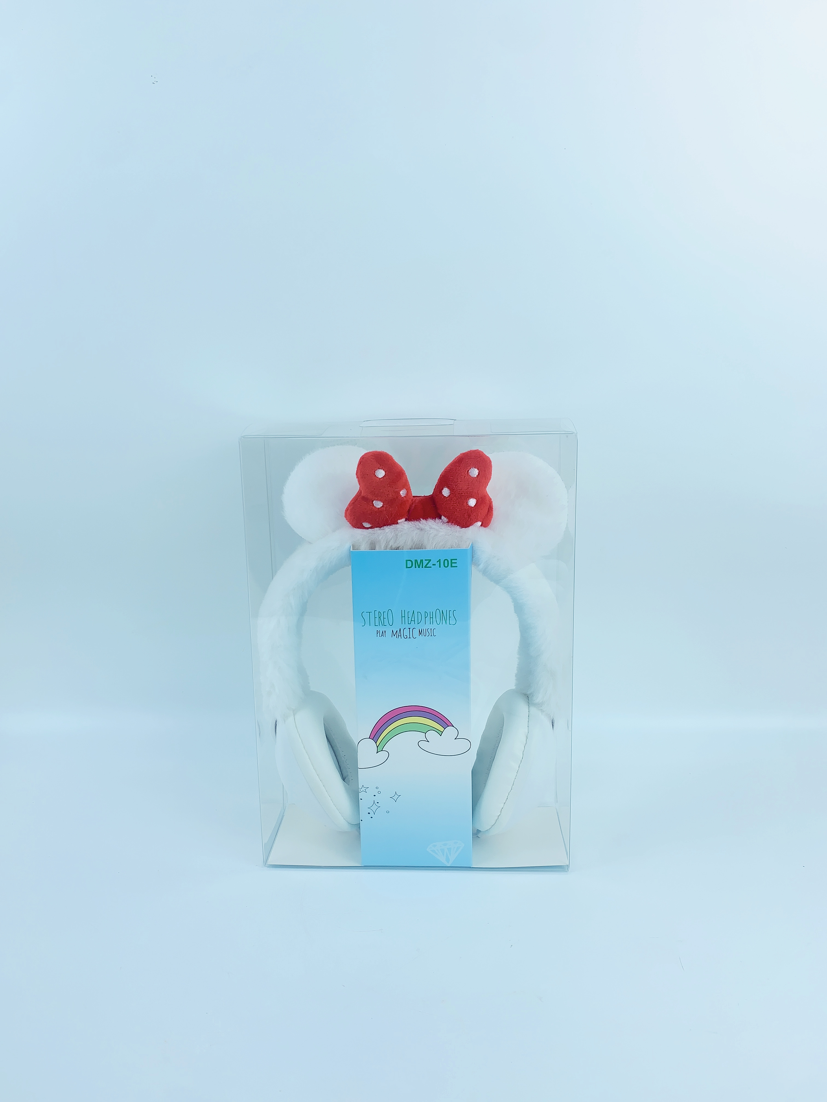Cartoon Bow Headwear 3.5 Plug Gift Headphones With Cord Item Picture