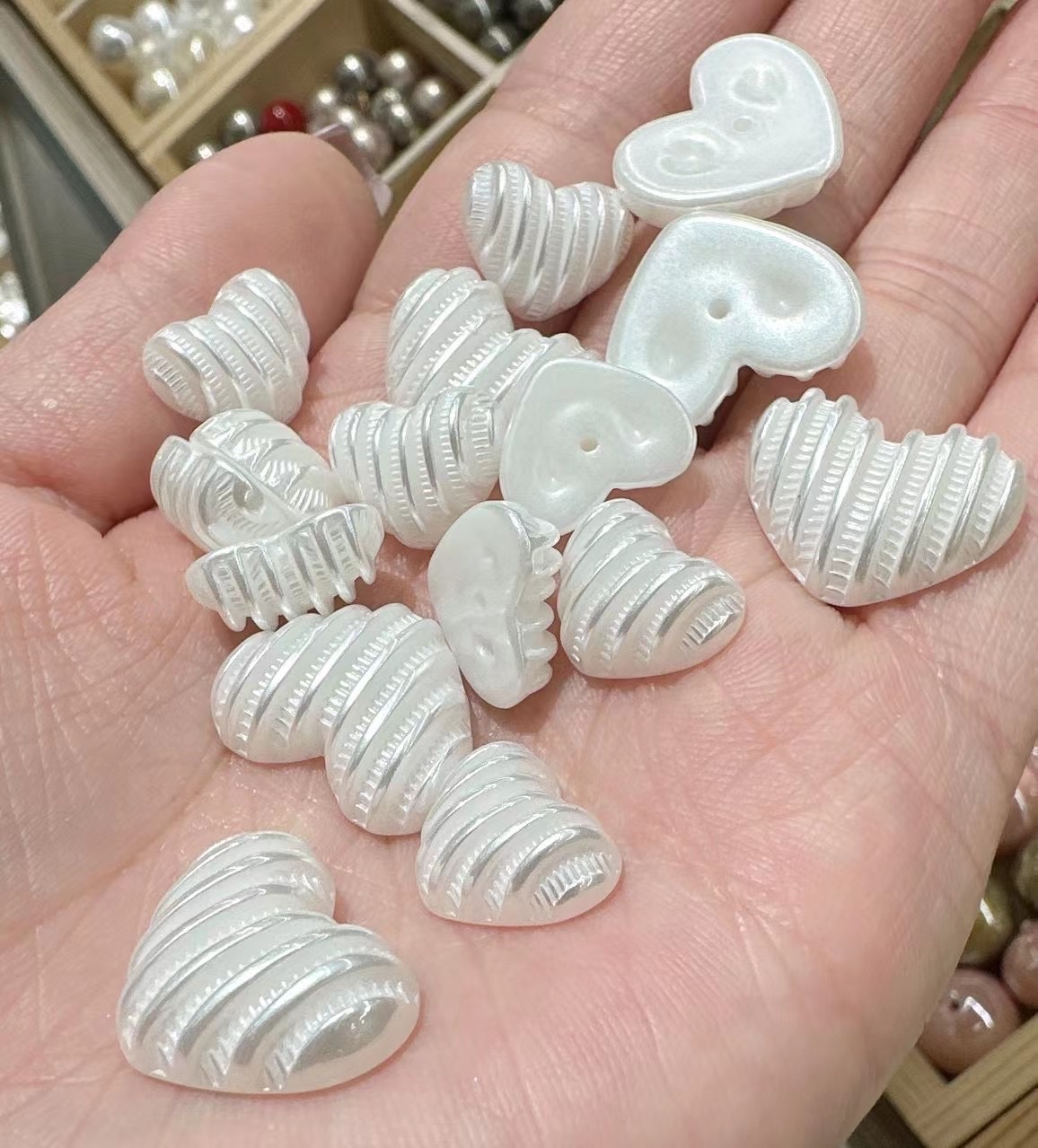 厂家直供ABS直孔水滴仿珍珠 DIY材料21312312322真珍珠 珍珠饰品配件详情2