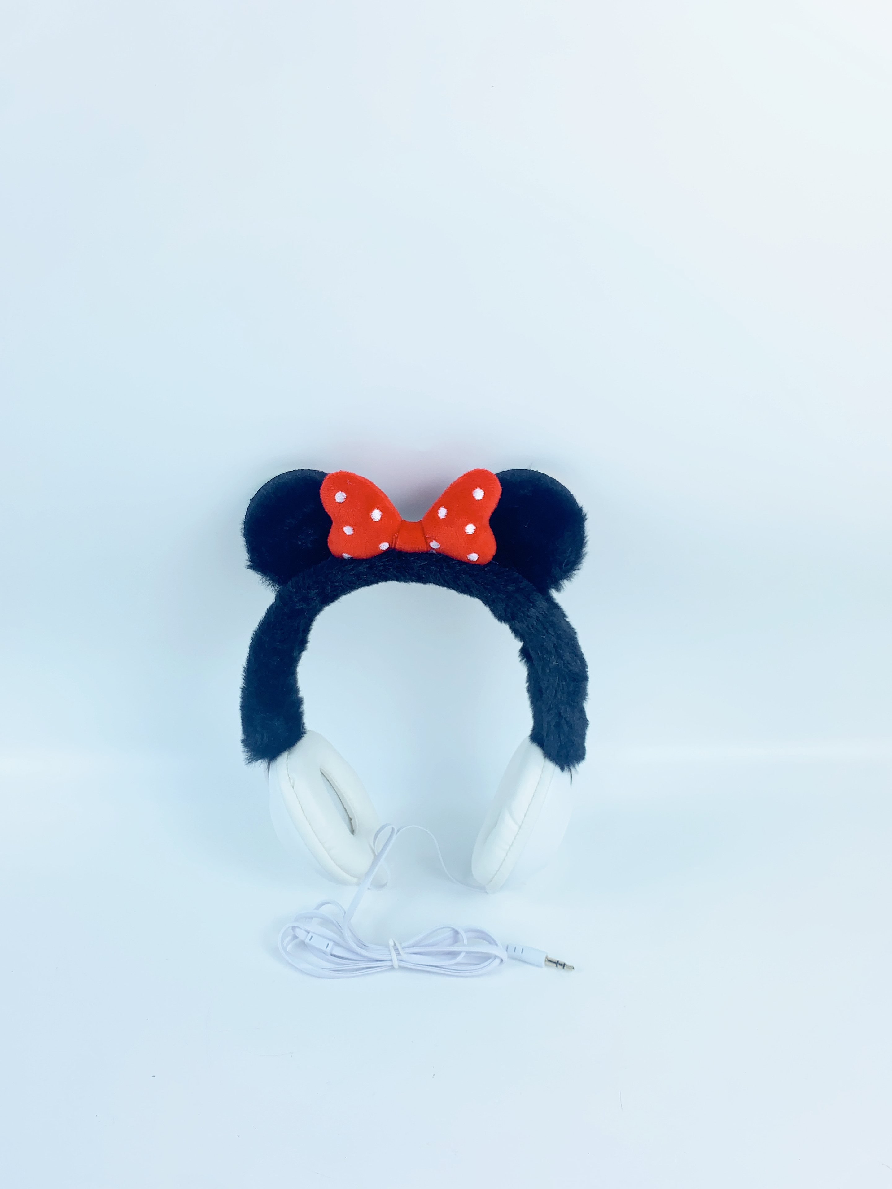 Cartoon Bow Headwear 3.5 Plug Gift Headphones With Cord details Picture