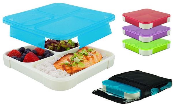 Caja de almuerzo a cuadros caja de comida rápida portátil caja de almuerzo delgada caja de almuerzo de plástico sellada dividida caja de almuerzo simple Application Scenario