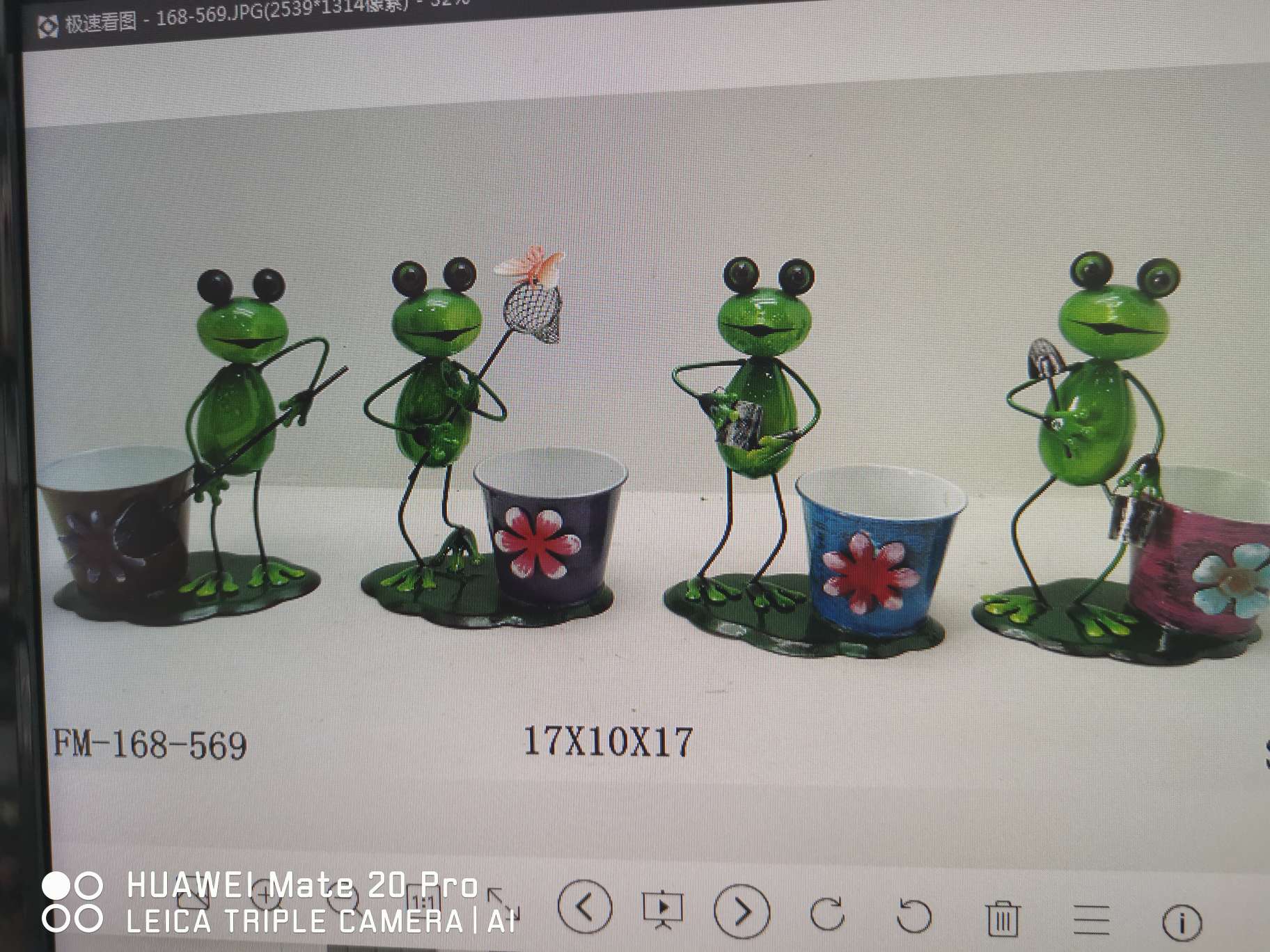 【 Ironwork Decorative Craft Flower Arrangement Pieces, Little Frog Home Display Accessories, Direct Sales from Weiwei Craft Factory 】 Item Picture
