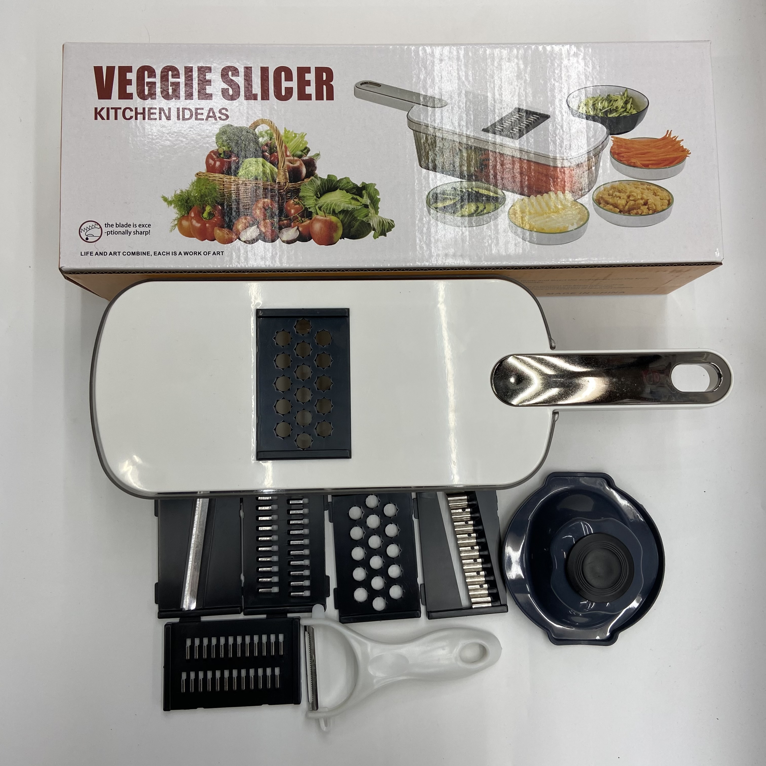 Multi-functional vegetable slicer, potato shreds grater, household thick shreds, kitchen vegetable insertion and slicing machine, shreder and grater details Picture