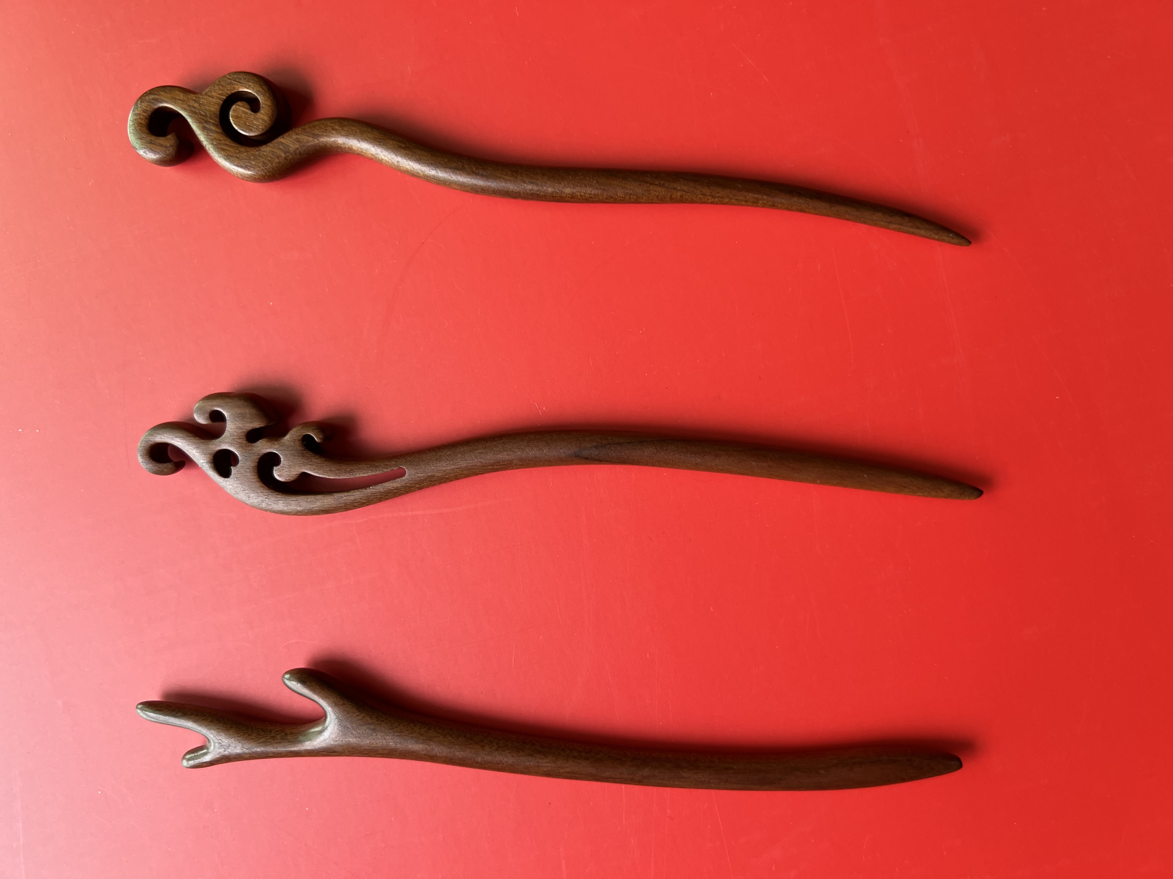 美神饰品精品非酸木复古发簪、发钗、步摇产品图