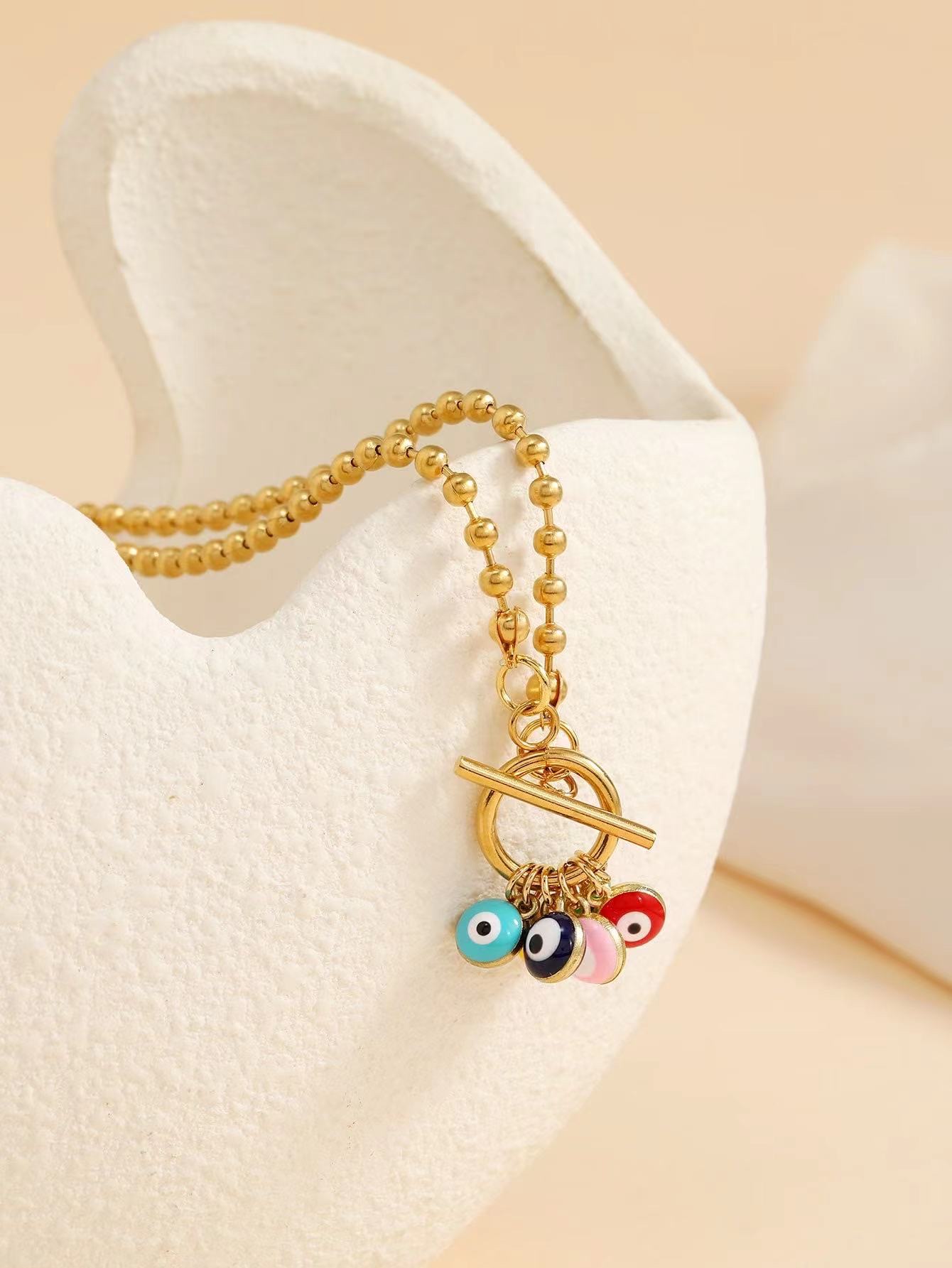 Colorful Eyes Stainless Steel New Tiktok Live Preferred full figure
