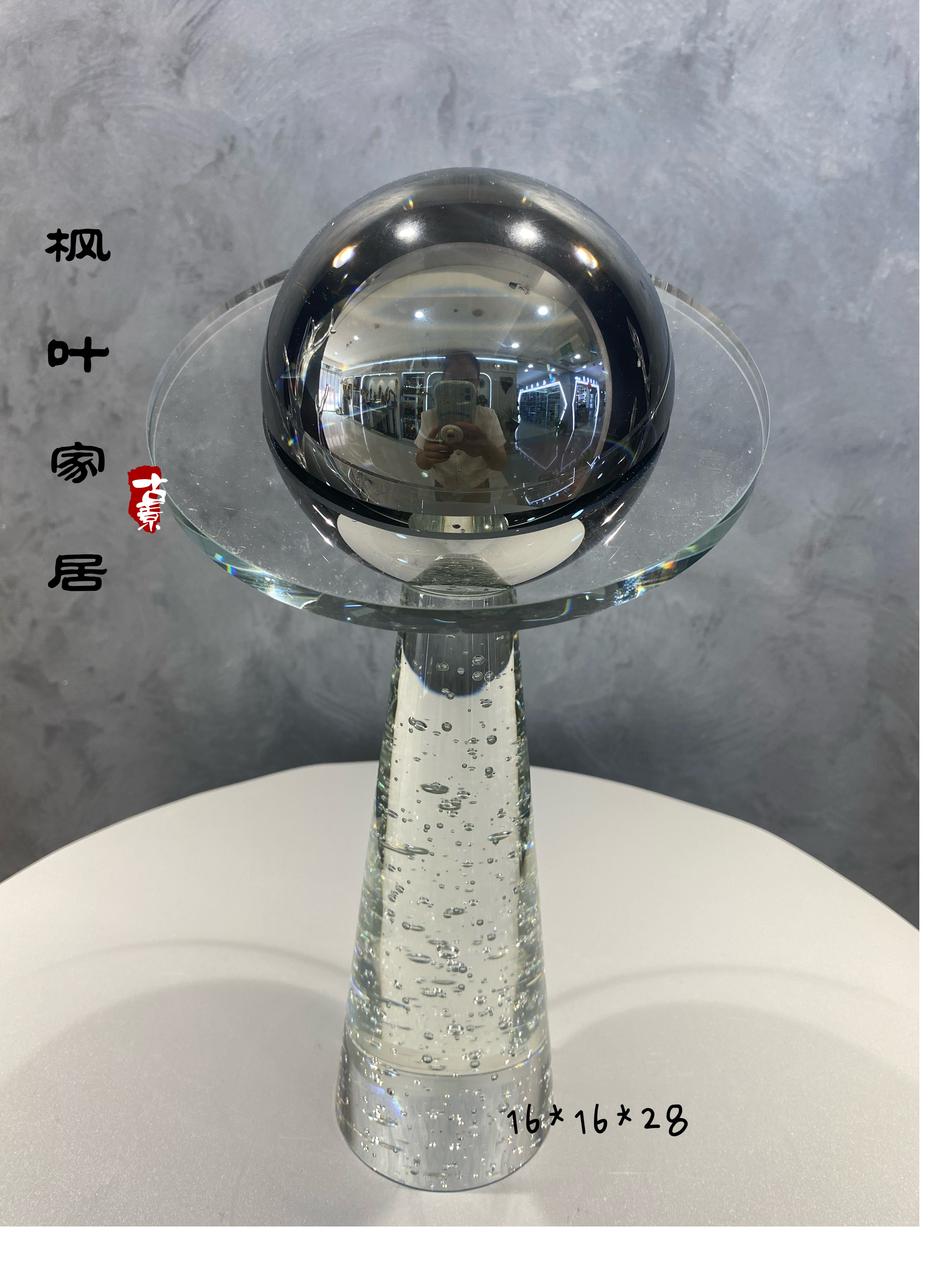 Creative crystal art pieces for home living room, modern light luxury creative handicrafts for table decoration