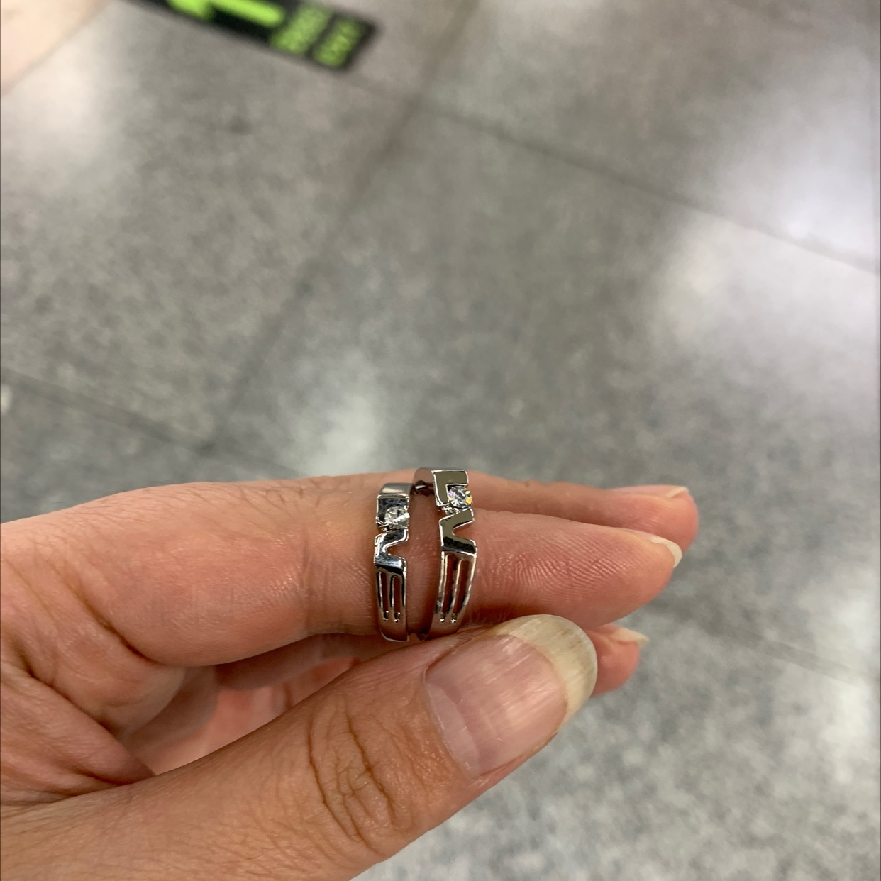 Cheng Jie stainless steel jewelry wholesale fashion trend casual temperament slim-fit Korean version of the tide atmosphere grade Specification drawing
