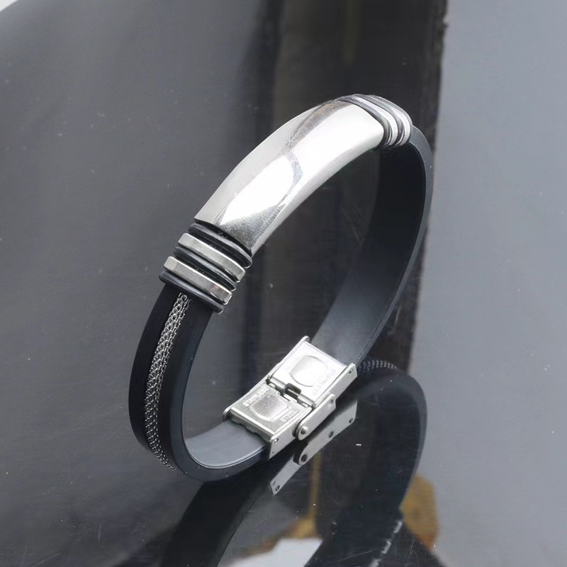 男士休闲时尚百搭潮流韩版手链，可定制logo，可做多色手链手链手链饰品饰品手链手链手链手链