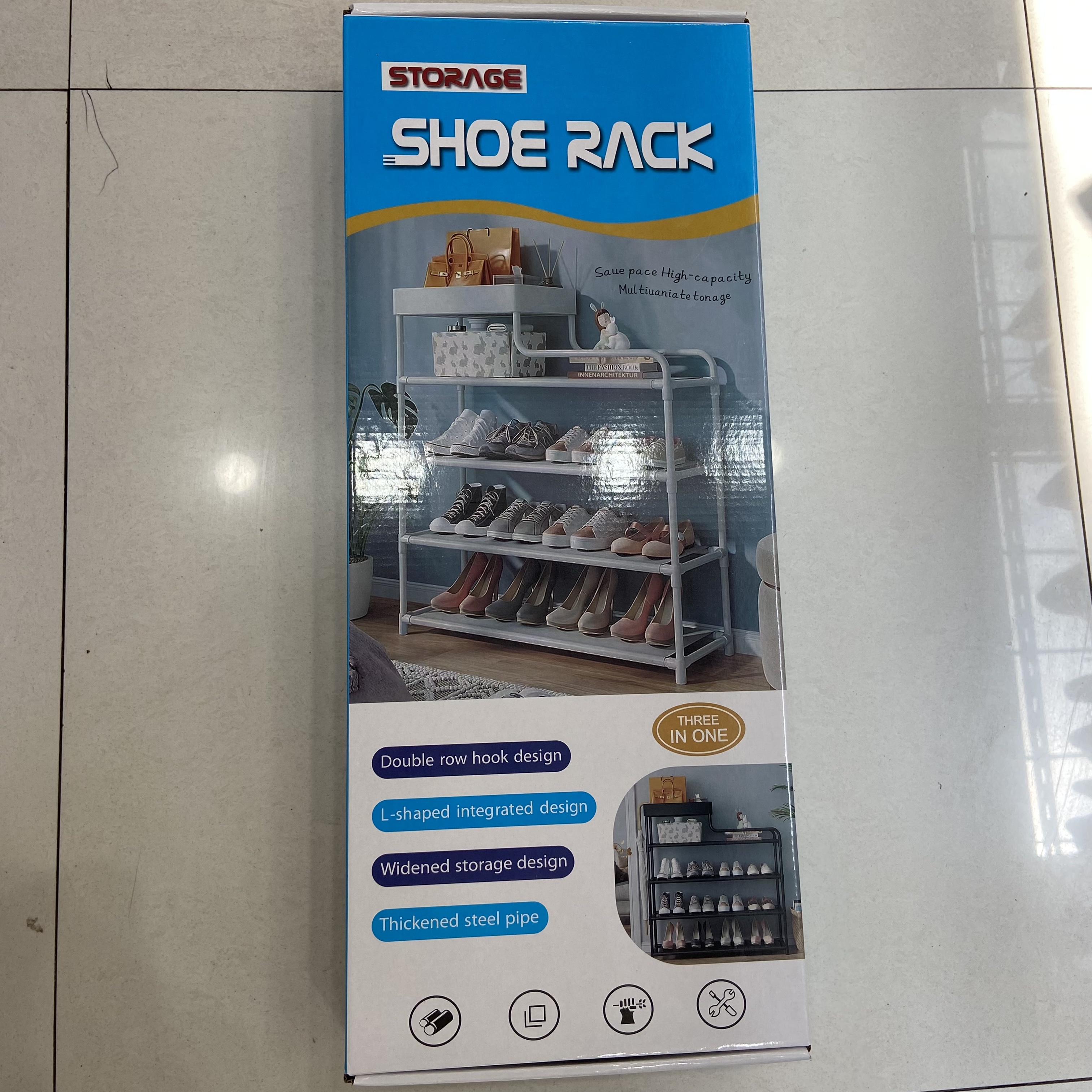 简易鞋架子家用门口防尘室内好看经济型多层防尘鞋柜宿舍收纳