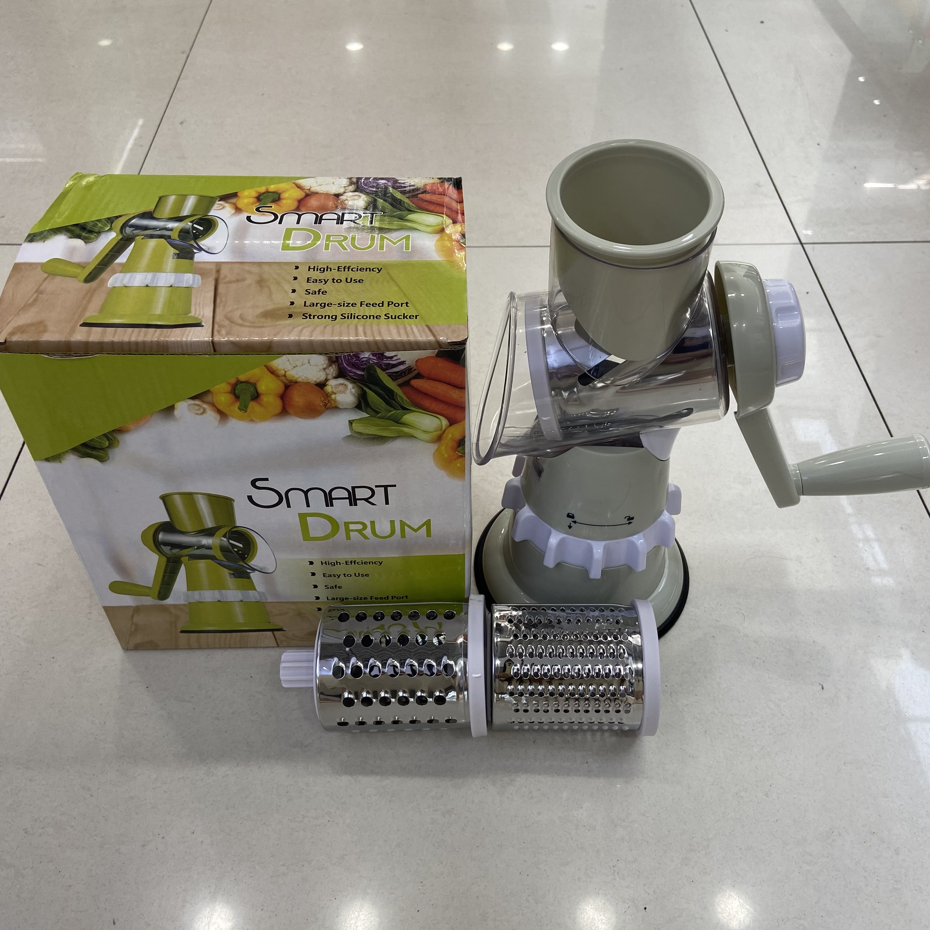 2nd generation hand-cranked vegetable slicer, slicer and grater, multi-functional kitchen fruit vegetable slicer, potato shreds and vegetable slices