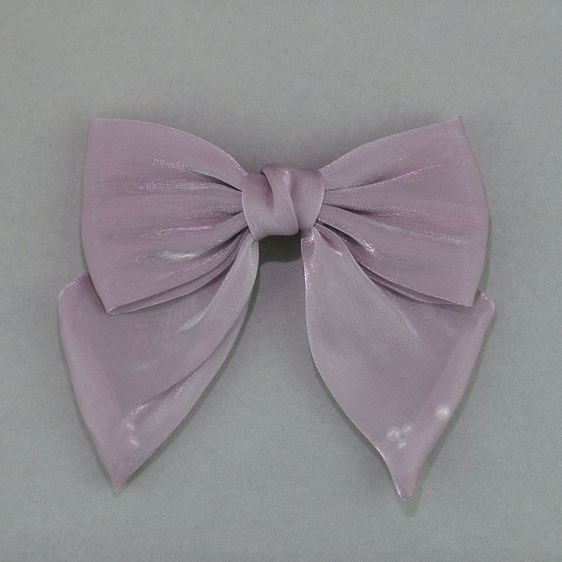 Red large bow hair clip head accessory, gentle Japanese-style hair accessory, top clip, half clip for young girls, spring clip Application Scenario