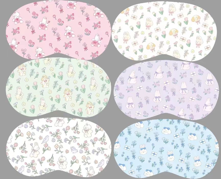 睡眠专用遮光双面眼罩冰丝透气舒服睡觉缓解疲劳学生午休眼睛罩女