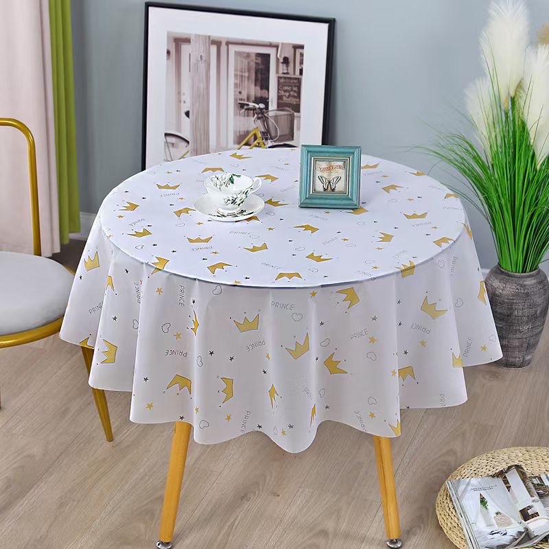 Peva Small Fresh Tablecloth Waterproof And Oil Repellent Tablecloth Manufacturers Direct Sales Routine Re Spot Other Sizes Can Be Customized Item Picture