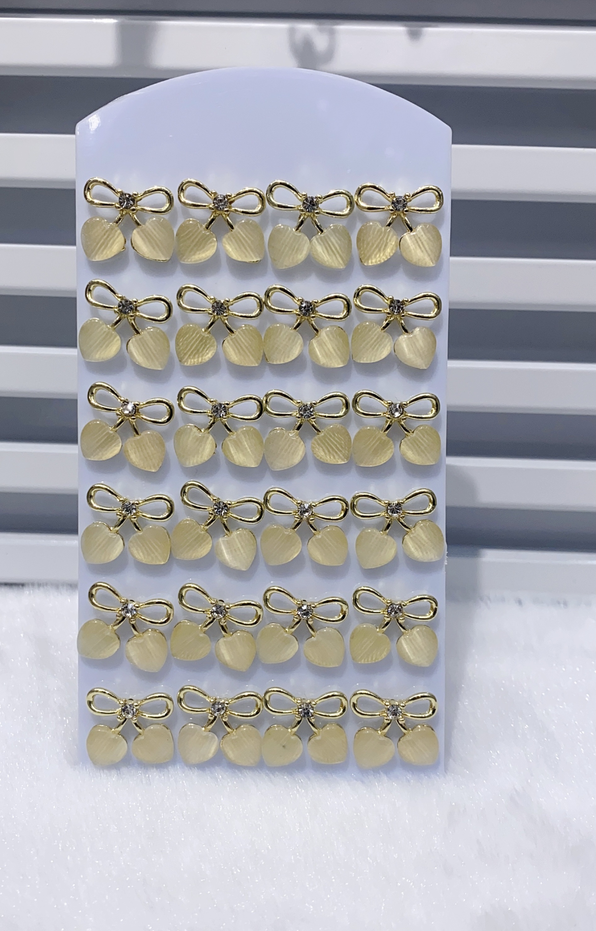 Fashionable and trendy exquisite cat's eye stone earrings and earrings, Nan Nan Accessories -012