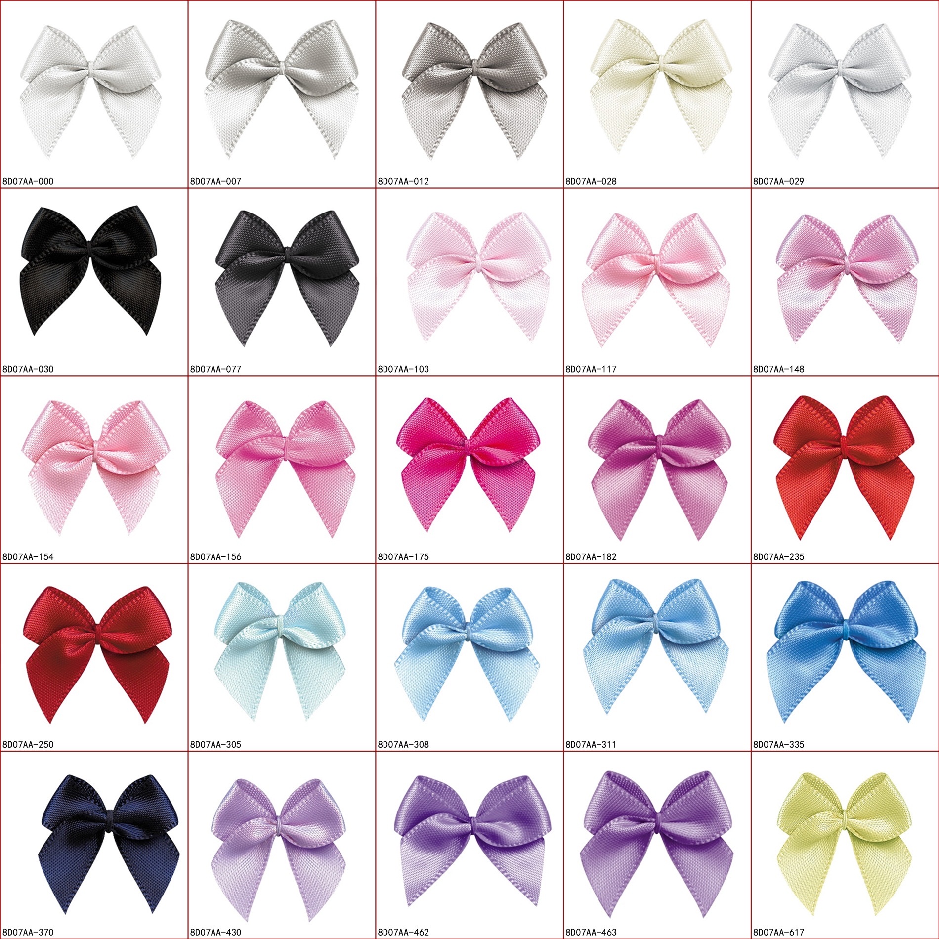 Thread tie bow, underwear clothing accessories, toy accessories, headwear, 1 cm polyester ribbon knot thumbnail